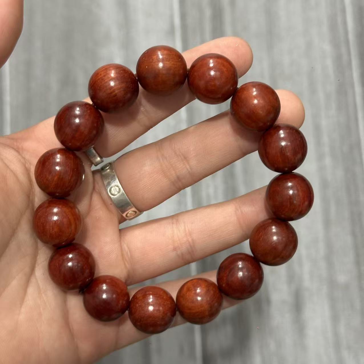 血檀男女款手串卡15 075（无礼盒）