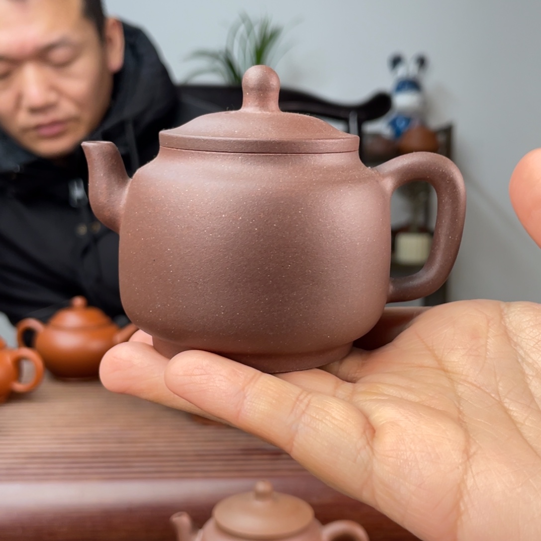 6***6红泥茶壶老红泥墨林全手120cc
