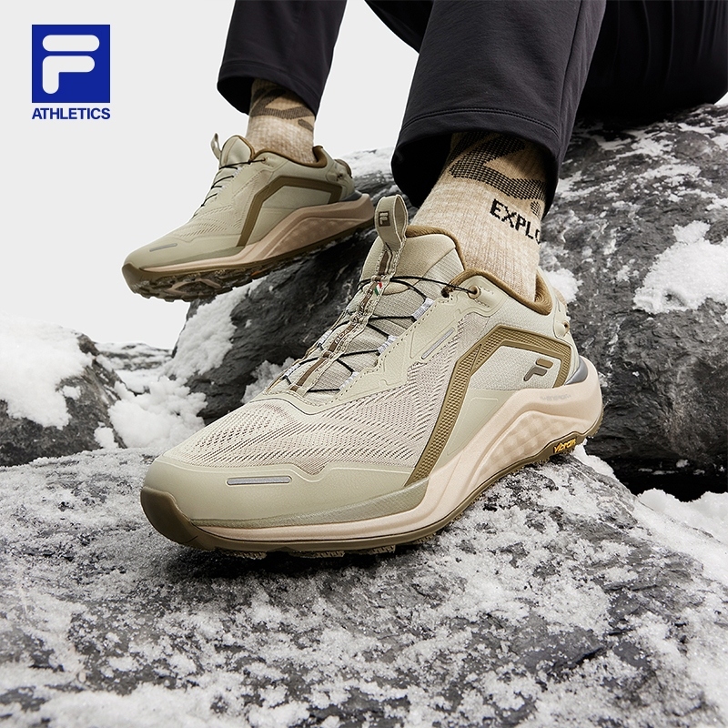 Fila/斐乐【雪狼2越野跑鞋】冬季新款男鞋BOA锁扣止滑回弹运动鞋