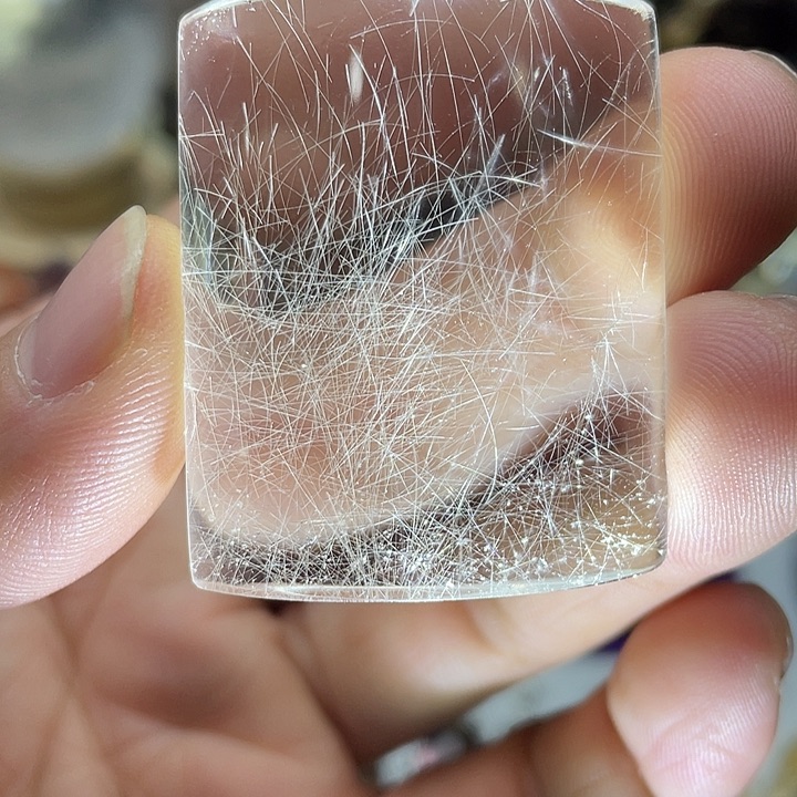 发晶手链未镶嵌白色发晶