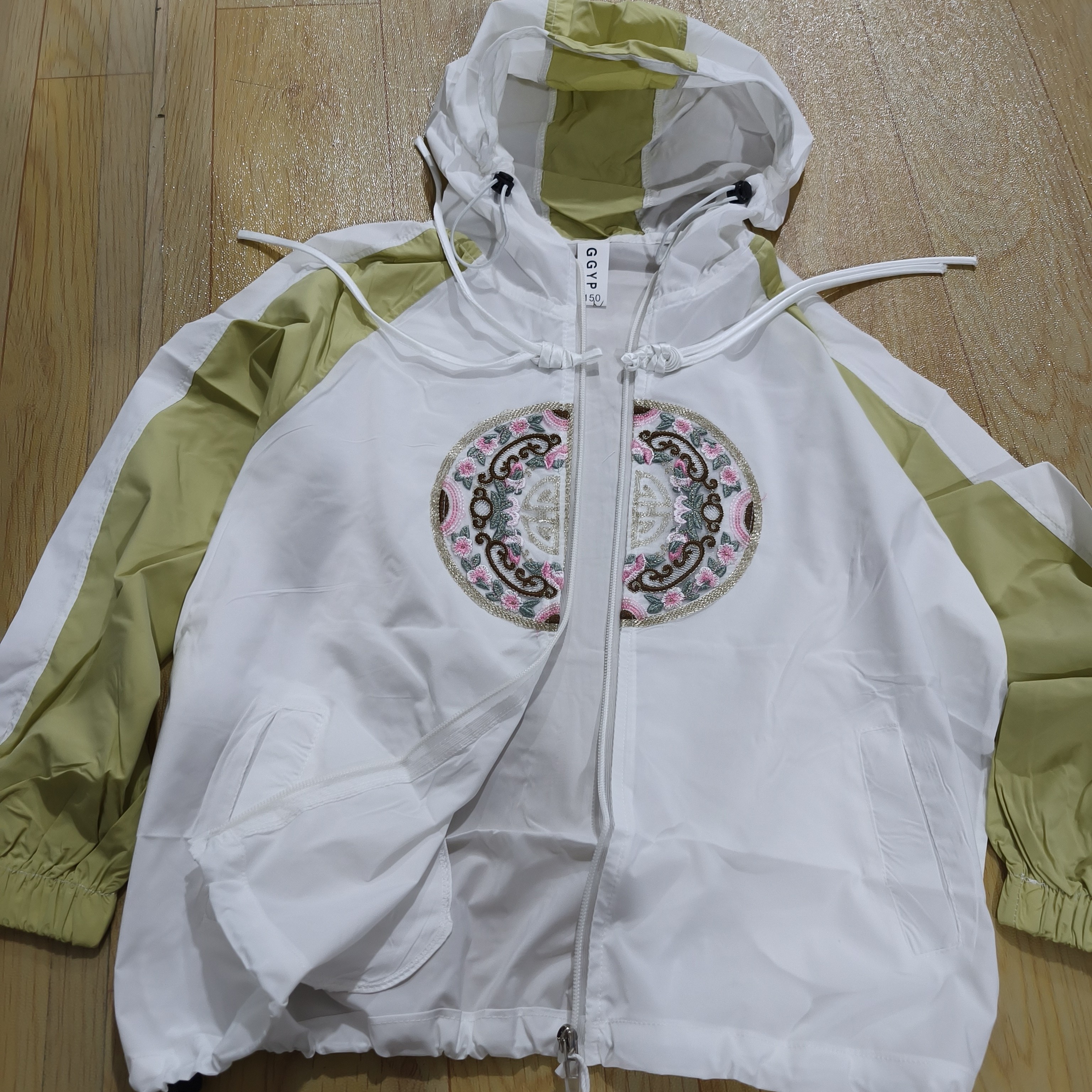 2430中大童夏款新中式国风刺绣外套