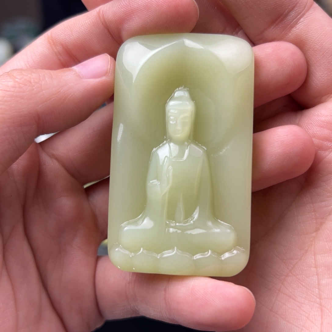 *****和田玉未镶嵌挂件