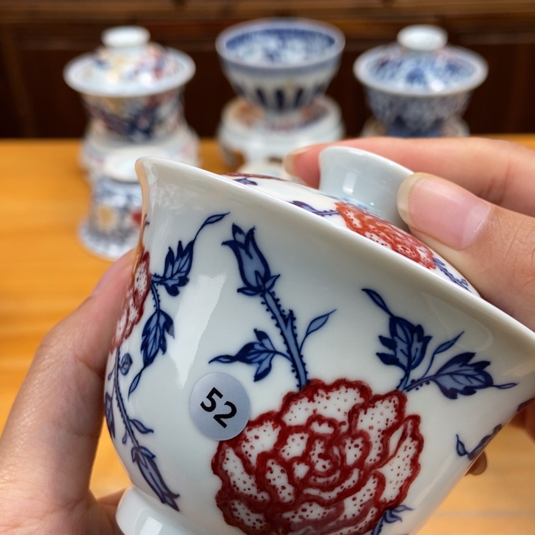 手绘现代茶具非古董