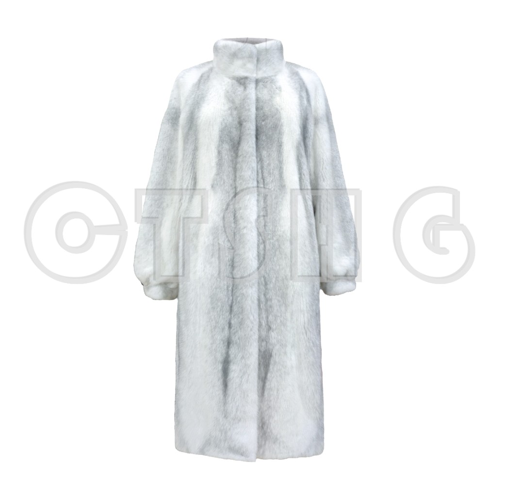 【G.T.S.H.G】.「蓝宝十字」秋冬款领款帽款水貂女装