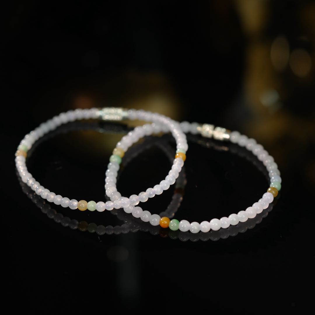 【初见珠宝】翡翠手串2-1C375X104【多样性发一件】