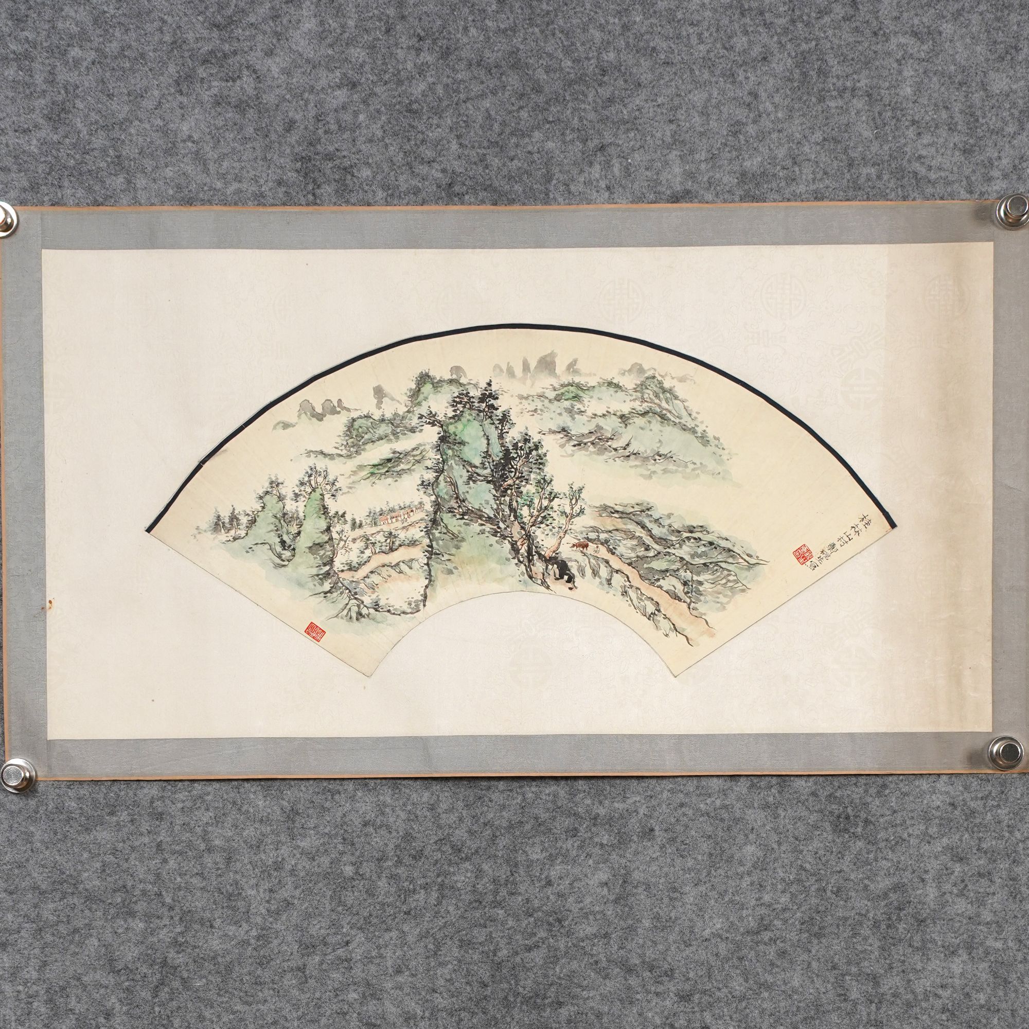 郑砚生《桂林山村》约0.9平尺