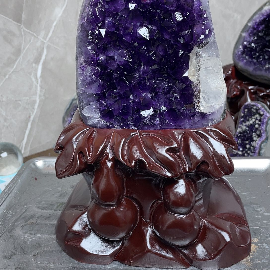 春***哈未镶嵌大型摆件（非配饰）紫晶