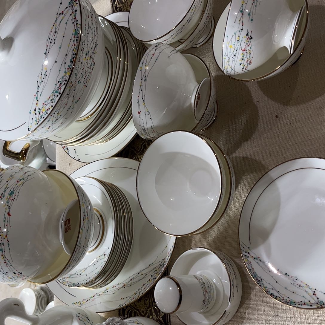 瓷片套装42件高货好哇塞