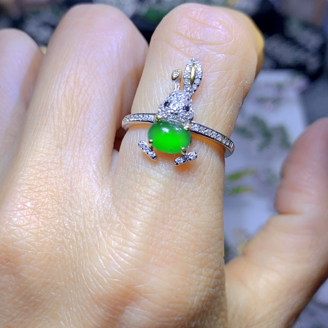 翡翠颈饰银S925镶嵌天然翡翠