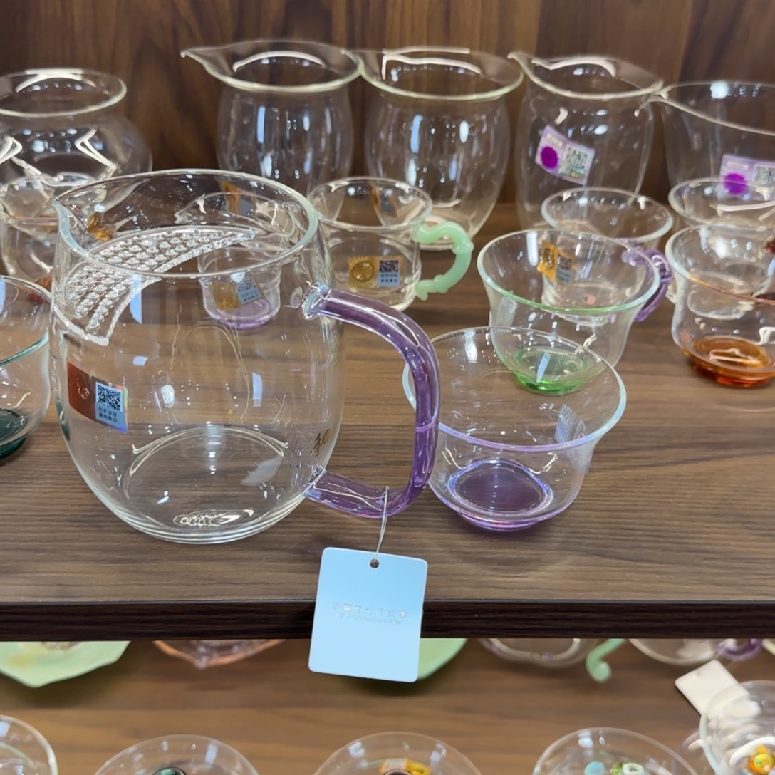 小*豆禾器澄然月牙款浅紫色➕清杯浅紫4个