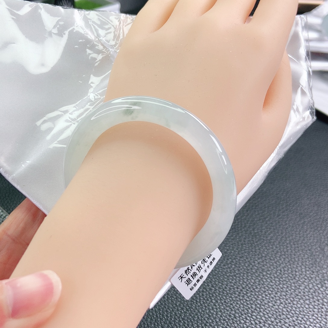 未镶嵌手镯翡翠52圆条
