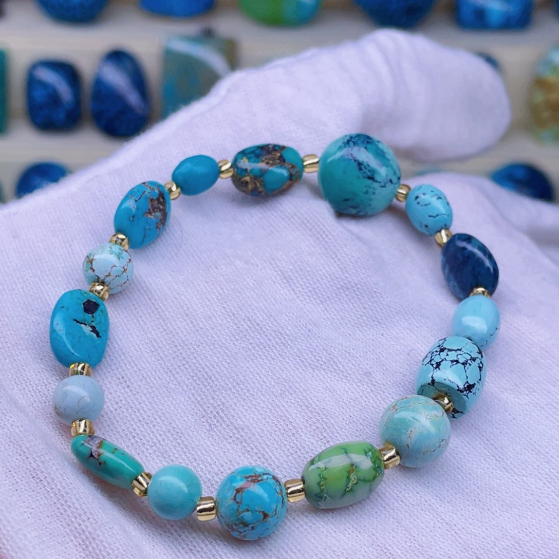 绿松石手串未镶嵌