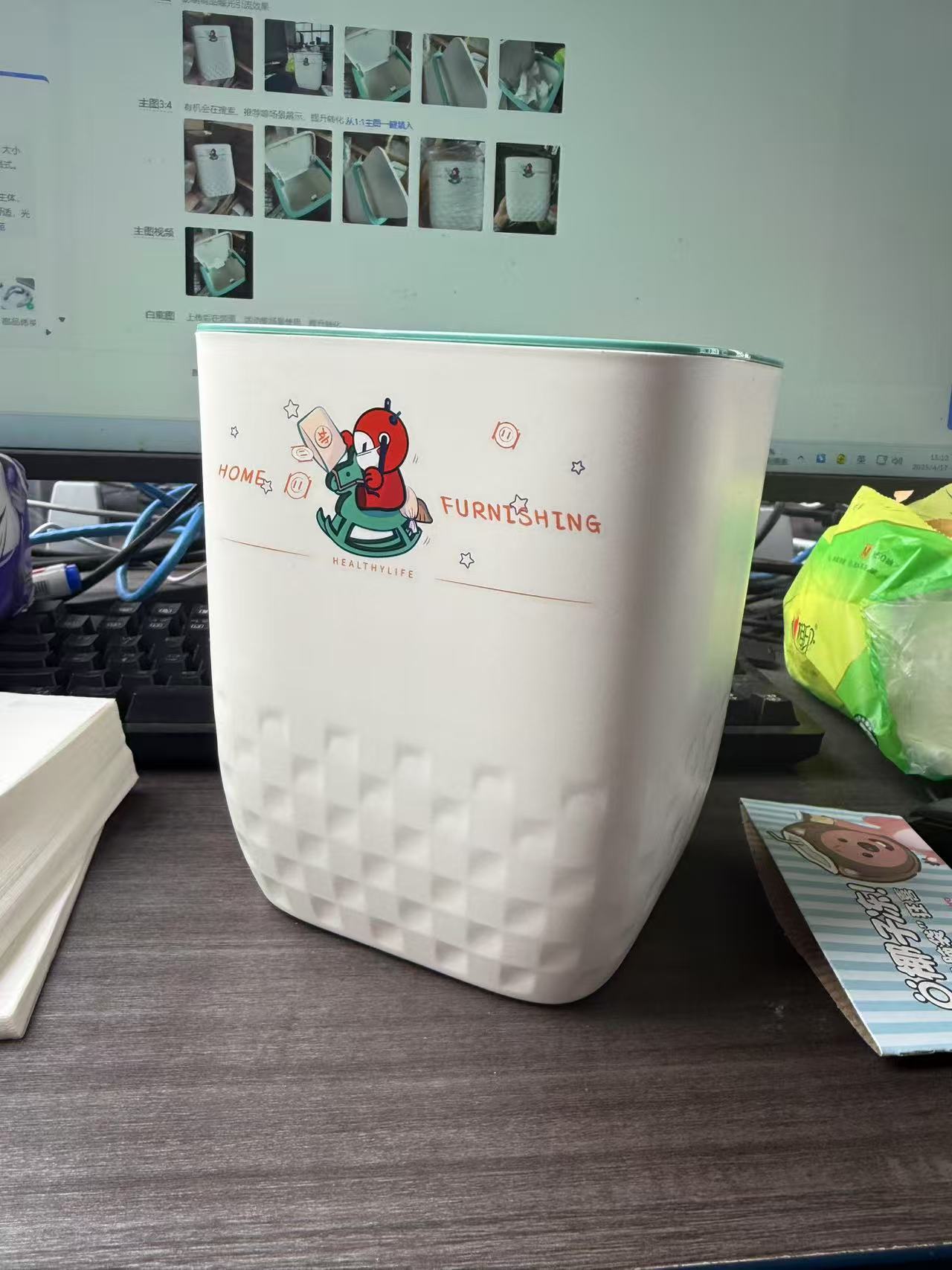 桌面垃圾桶防摔耐用便捷干净加厚