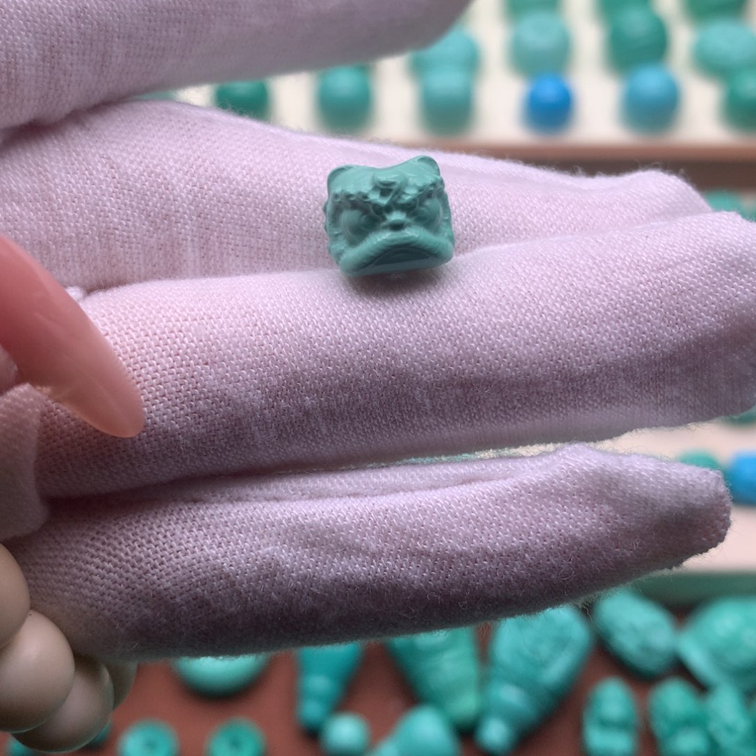 原生态散珠配饰醒狮卡10