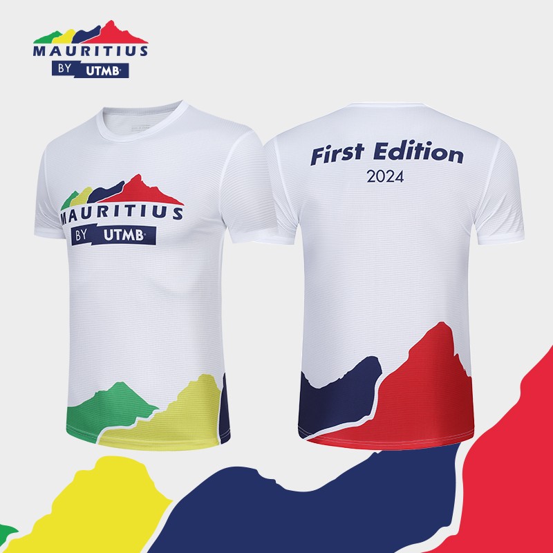 首届毛里求斯by UTMB®限定版纪念T恤男女同款跑步运动透气速干