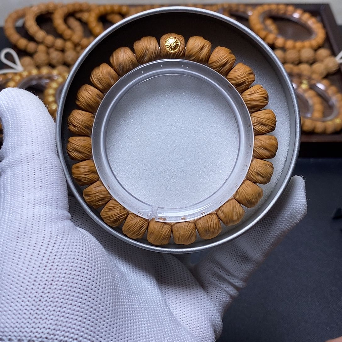 猴头核桃手串金标鬼印10-11左右33号