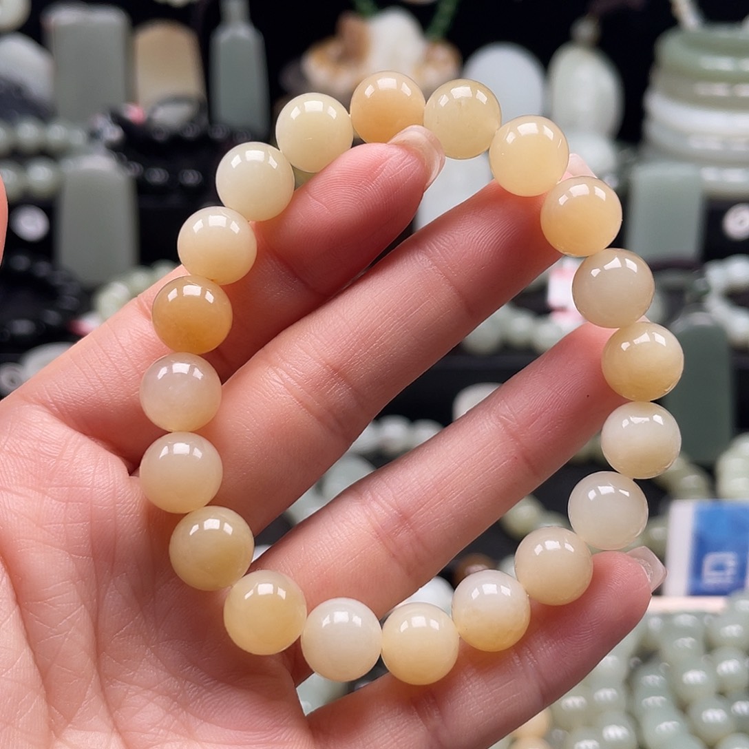 和田玉未镶嵌手链