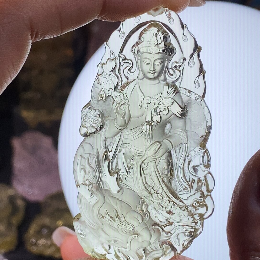 冷***，水晶颈饰未镶嵌吊坠