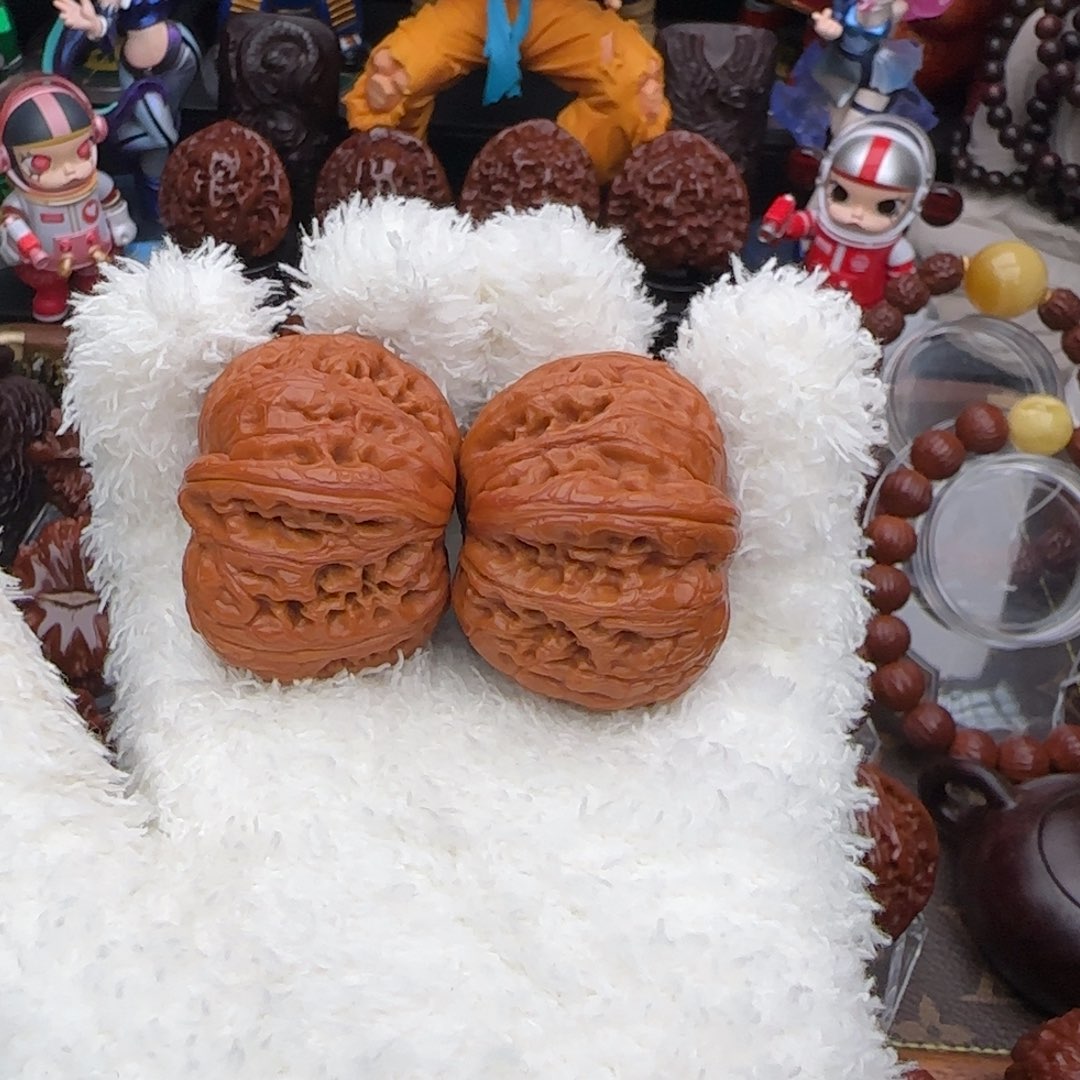 文玩核桃吊坠M***I42全品平谷元宝