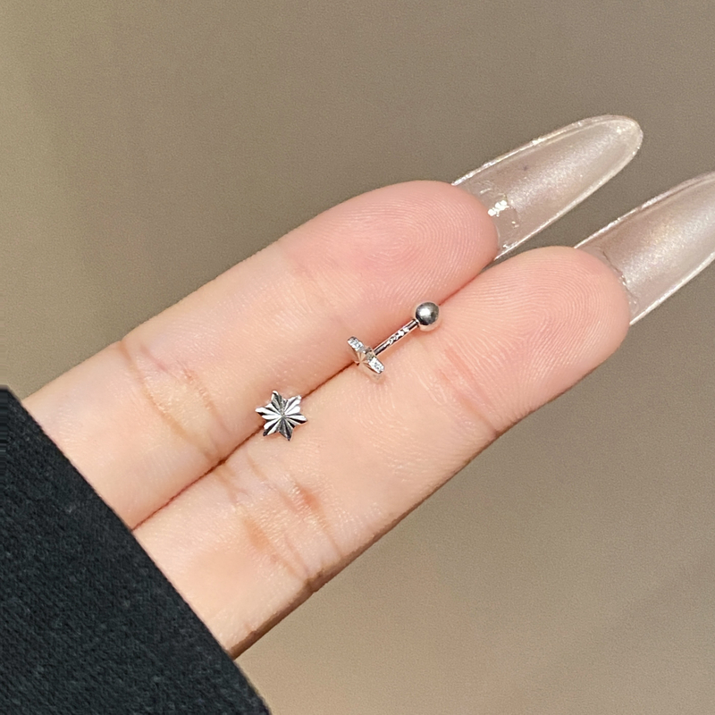 925银耳饰 精致温柔设计小众设计螺丝钉耳钉A3246