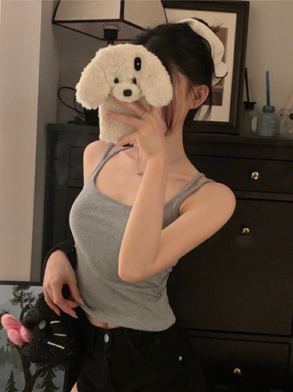 春夏内搭美背百搭吊带背心（带垫）