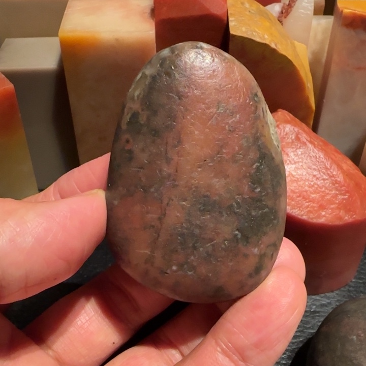 老挝石田黄原石，