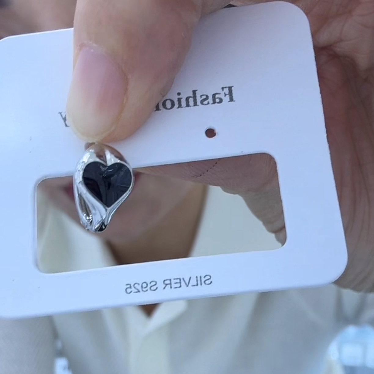 925银合成锆石耳饰 银925耳扣