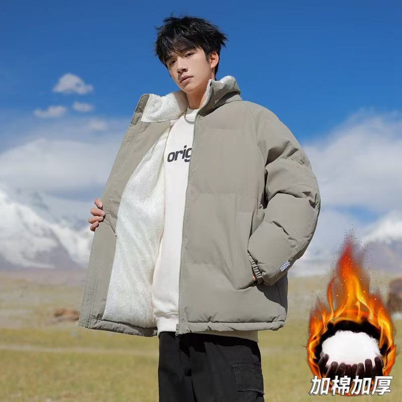 449*男女同款备注编码时尚棉服外套*微脏微瑕