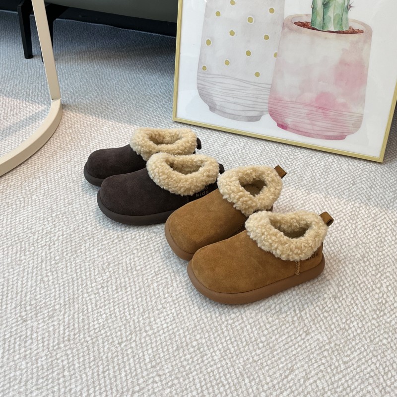 斑点家小土豆儿童棉鞋雪地靴女童棉靴短靴加厚保暖冬季新款靴子