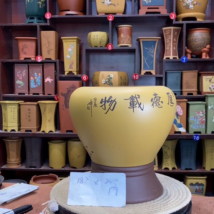 紫砂花盆紫砂花盆