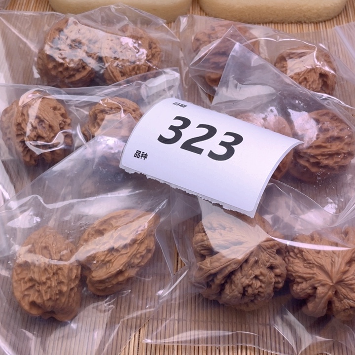 文玩核桃把件323号6对带练手粗筋