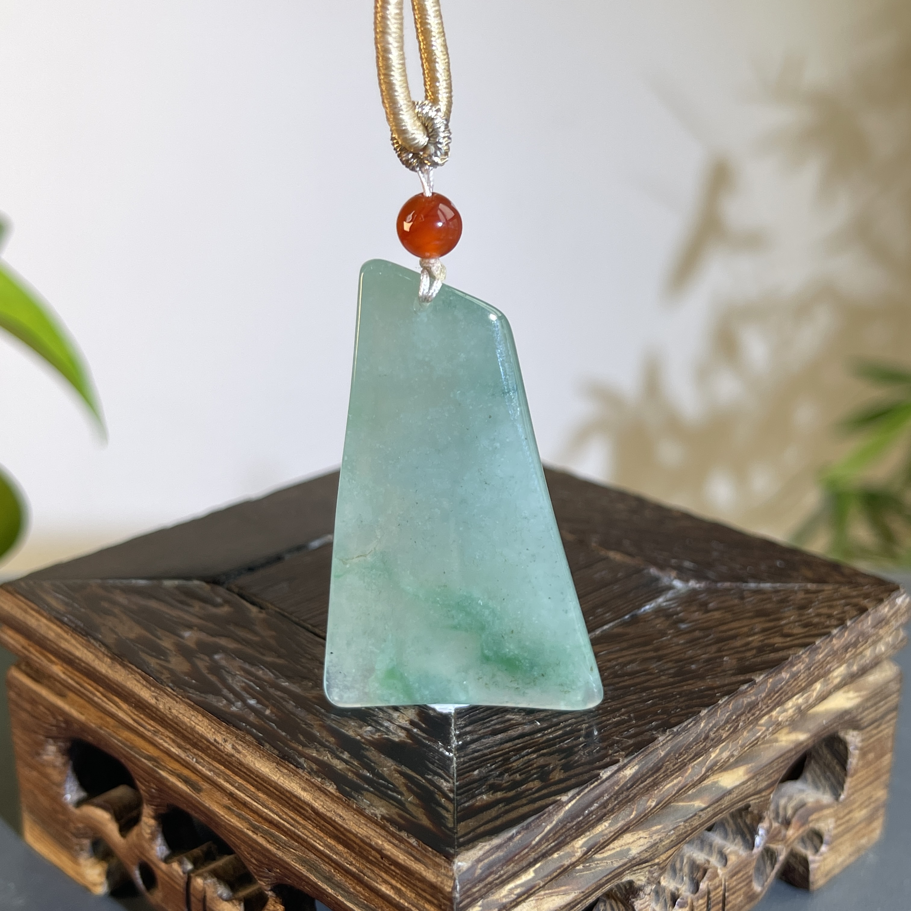 JCB24-40 精品天然翡翠A货原石吊坠