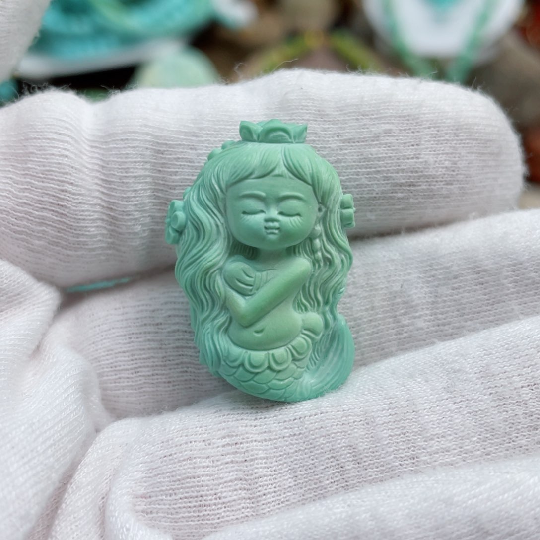 绿松石珠宝奇石未镶嵌