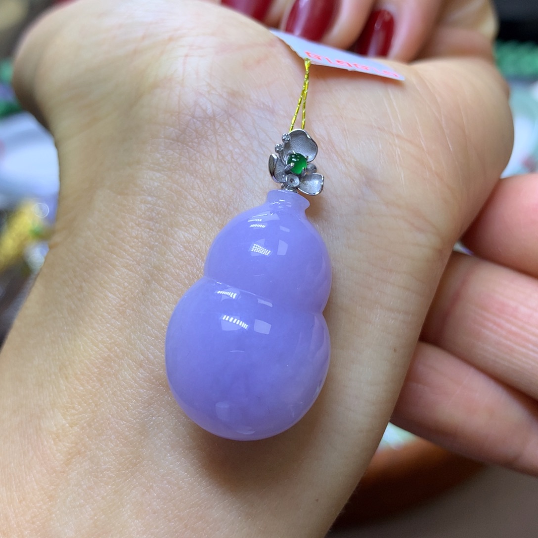 【闪购商品】翡翠颈饰18K金镶嵌翡翠