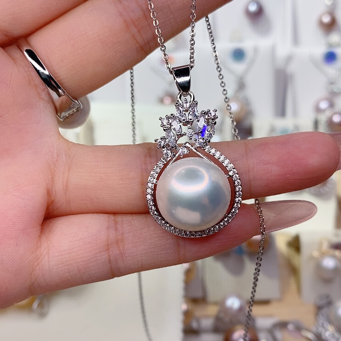 淡水珍珠未镶嵌吊坠(赠链)15➕