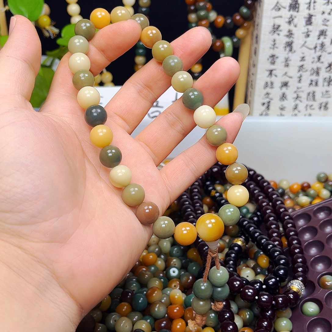 手串菩提根/象牙果菩提手持卡12