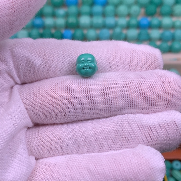 精品弥勒佛头尺寸9mm