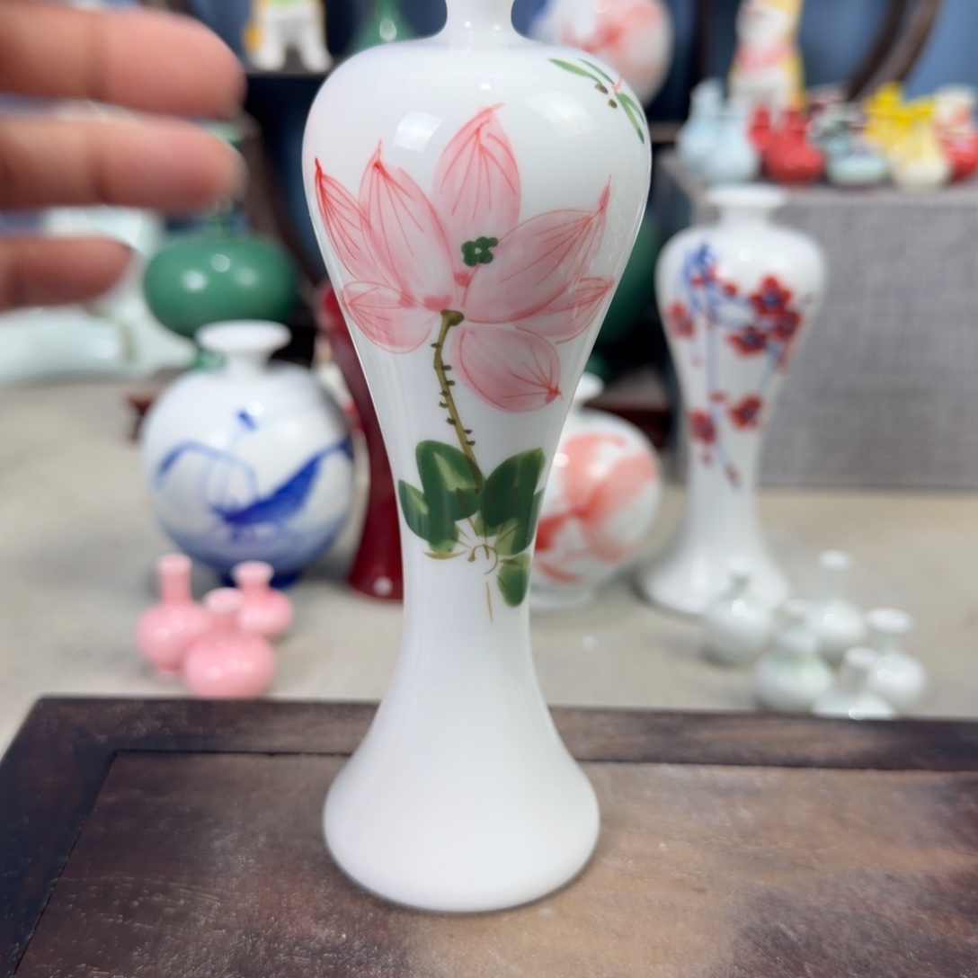 陶瓷手工小花器摆件