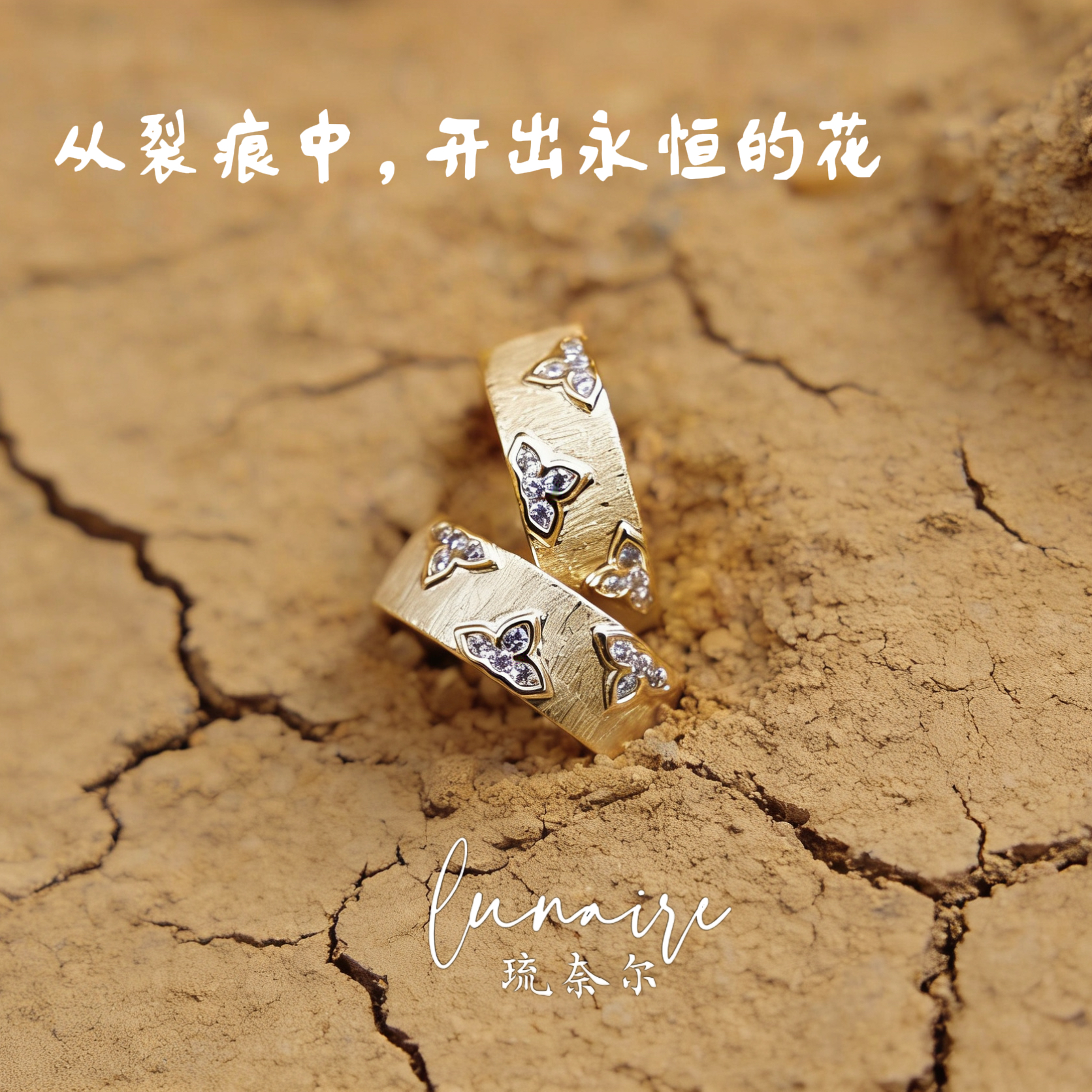 纯铜耳饰 【鎏昱】法式轻奢复古气质四叶点缀耳环耳扣春节耳饰精致