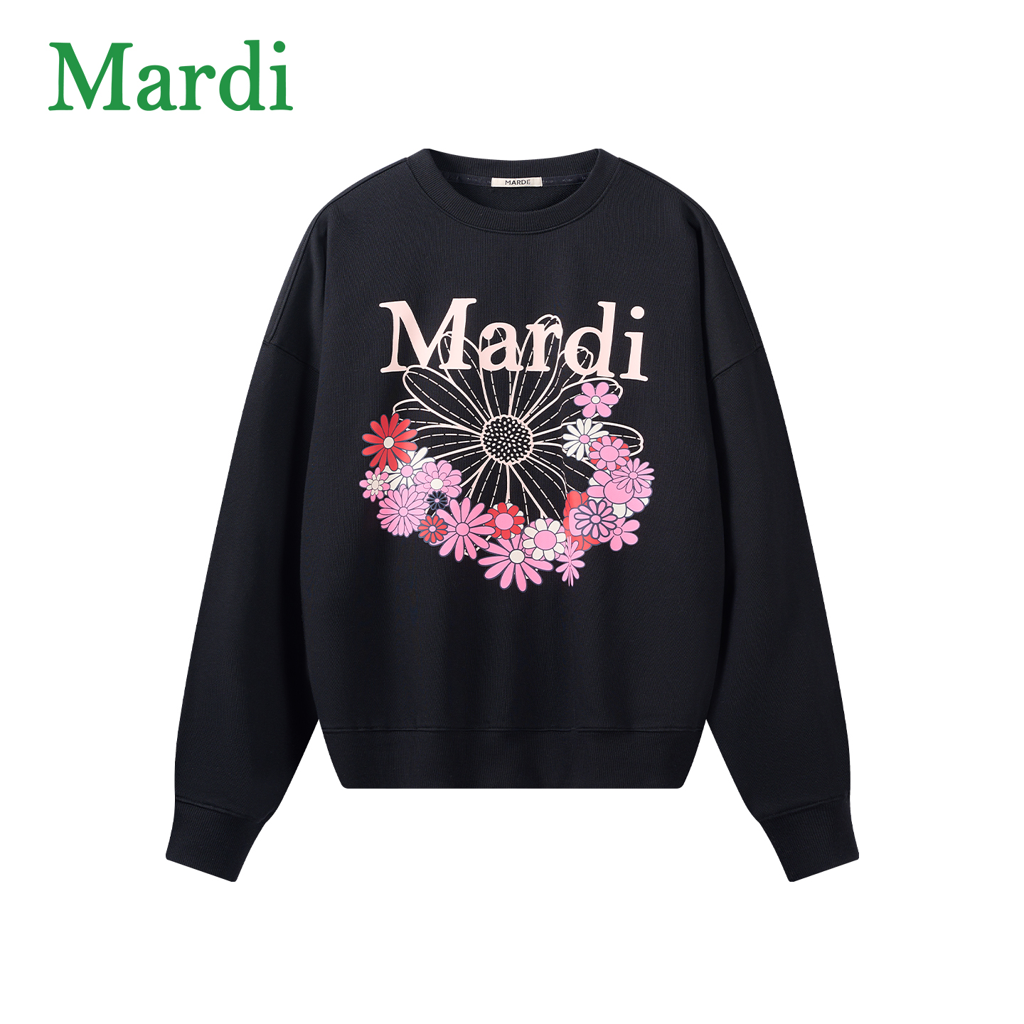 Mardi经典小雏菊印花时尚卫衣休闲长袖26春季新款MWY2612752