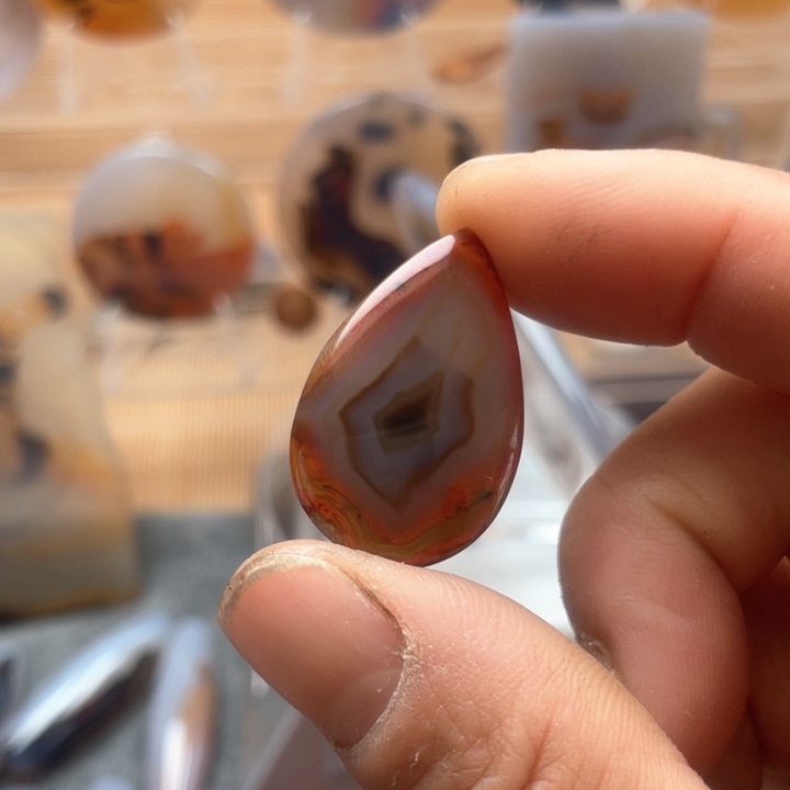 玛瑙/玉髓吊坠(不含链)未镶嵌