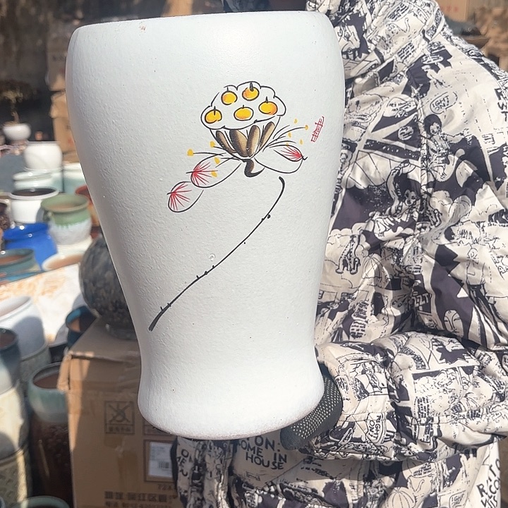 红陶莲蓬19高度32