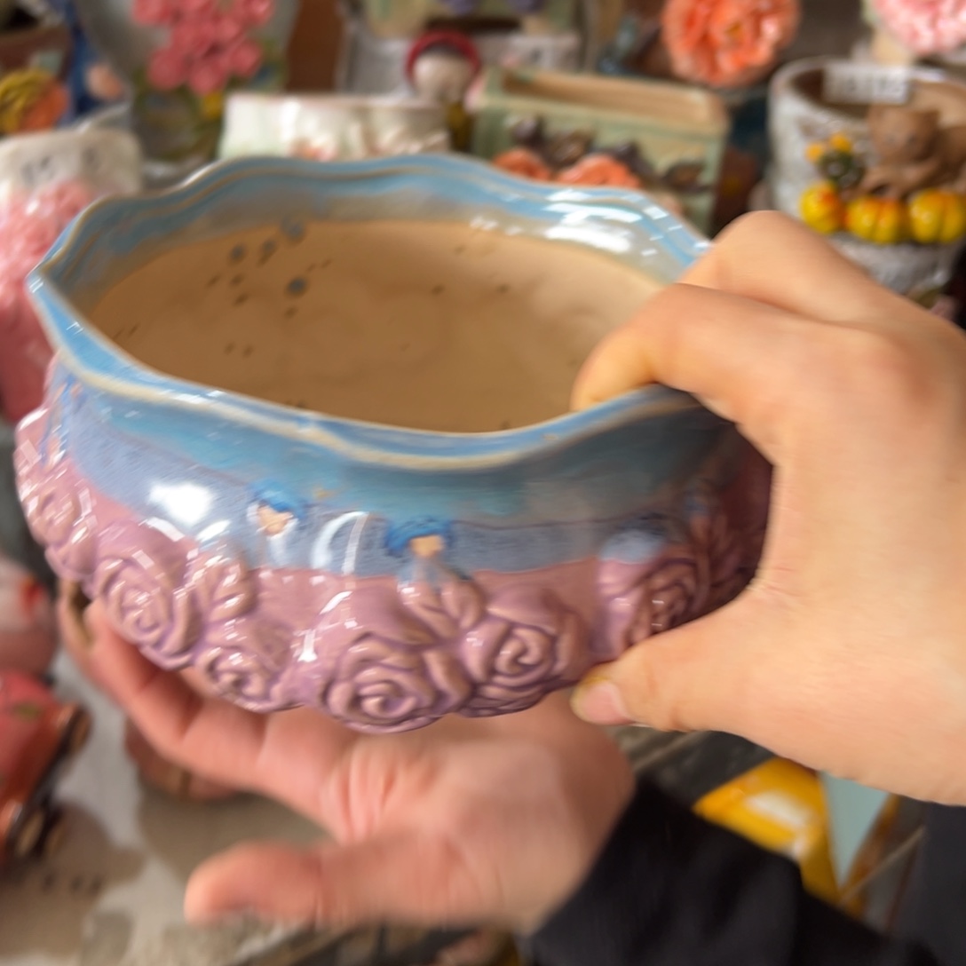 多肉花盆，满20发货，爱退款拉黑