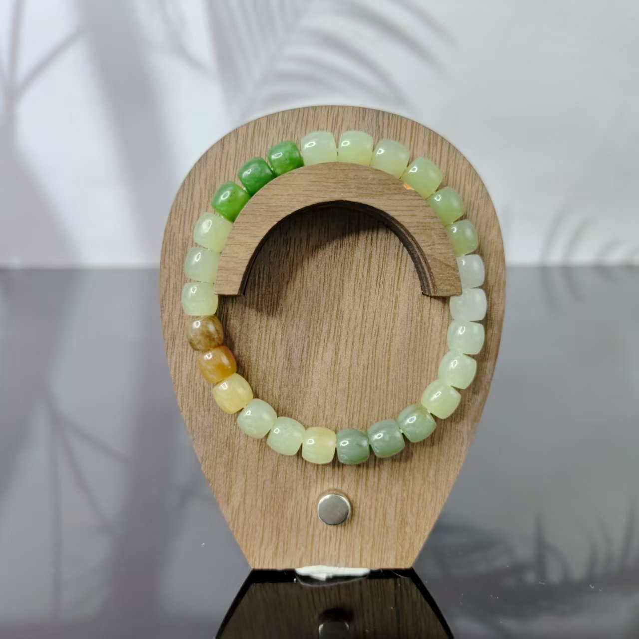 P和田玉桶珠手串（卡8）1914