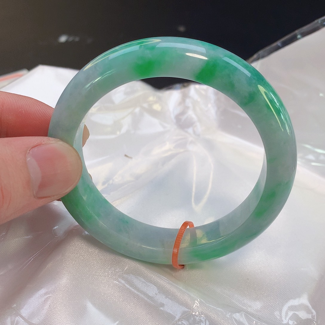 翡翠手镯未镶嵌816缅甸天然翡翠A货