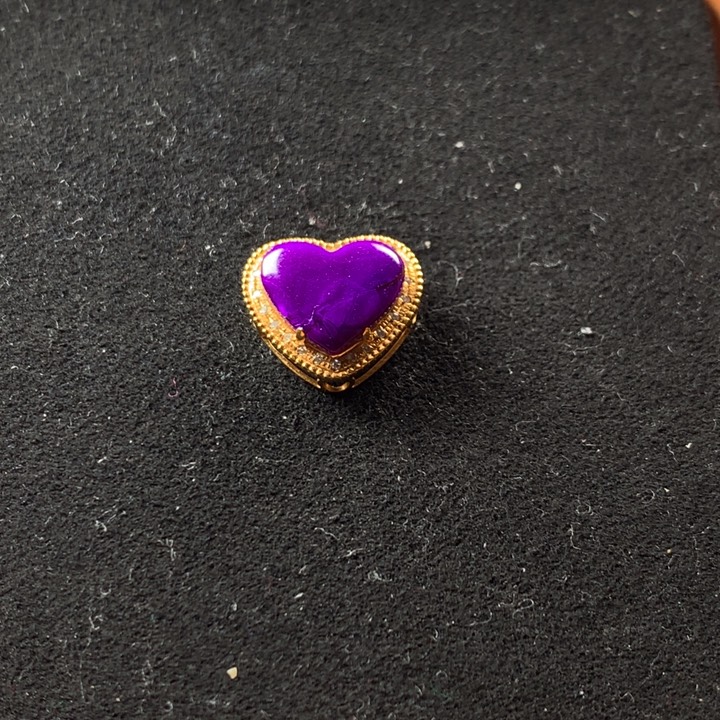 苏纪石（舒俱来）18K金镶嵌吊坠