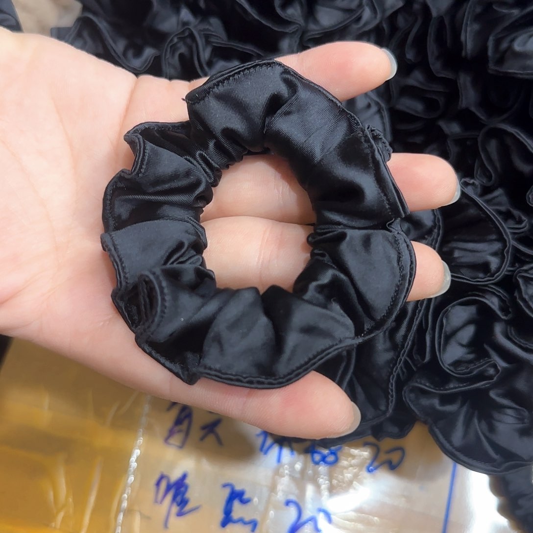 皮质非金属10根真丝黑色压缝无扣