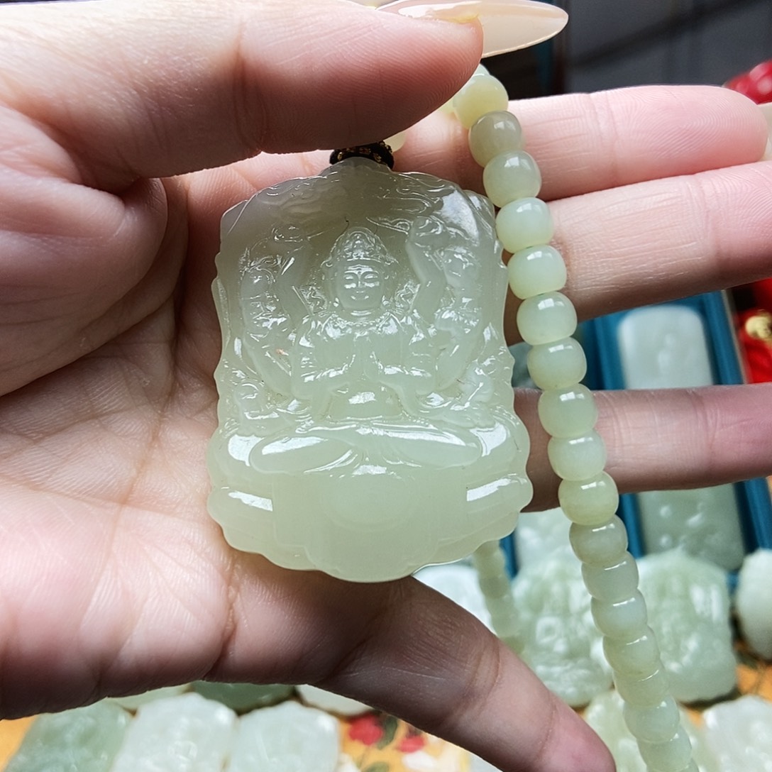 和田玉颈饰未镶嵌l****u