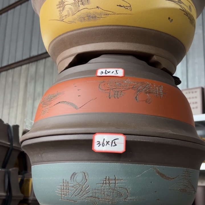 紫砂花盆       100-3