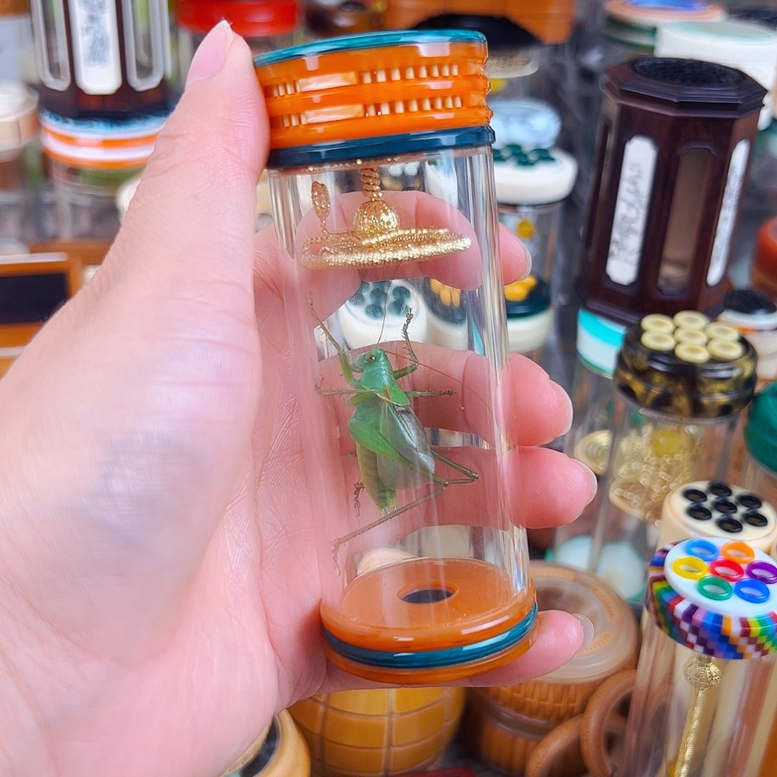 唐三彩扎嘴罐配扎嘴